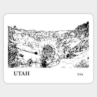 Utah USA Sticker